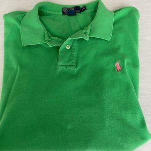 Polo Ralph Lauren shirt shirt sleeve green size XXL polo shirt